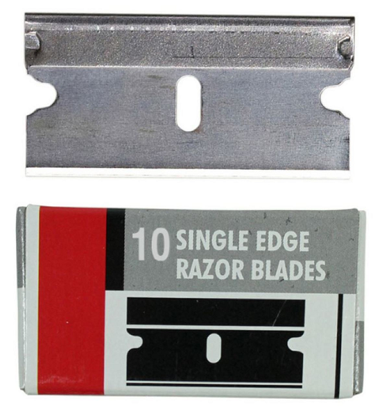 Excel Tools 20009 Single Edged Razor Blades Pk10