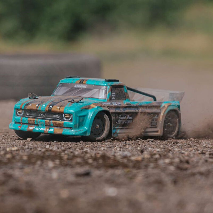 ARRMA ARA4215V3BT2 INFRACTION 4X4 MEGA RTR 1/8th Resto-Mod StreetBash Truck Teal/Bronze