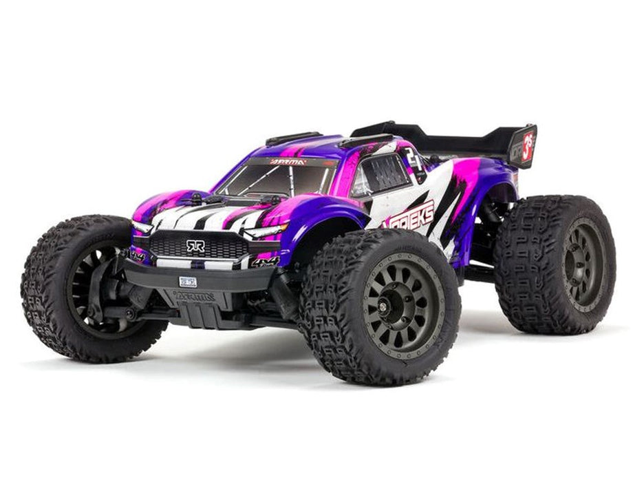 ARRMA ARA4305V3BT2 1/10 VORTEKS 4X4 3S BLX Stadium Truck RTR Purple