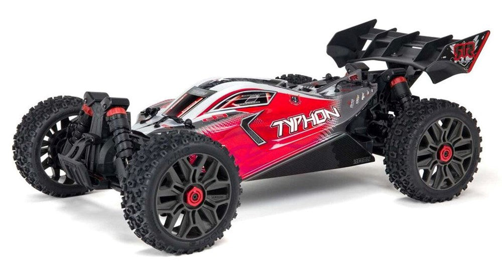 ARRMA ARA4306V3B 1/8 TYPHON 3S 4WD BLX Buggy Red