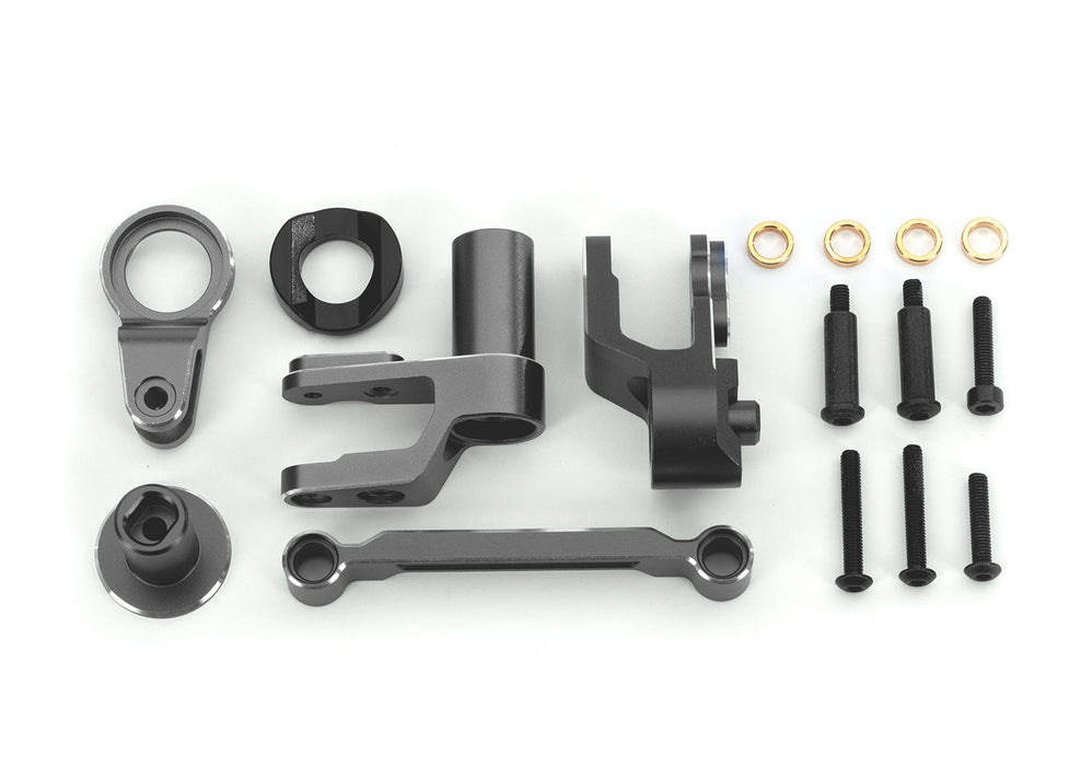 Traxxas 10246-GRAY Steering Bellcranks Alum Gray