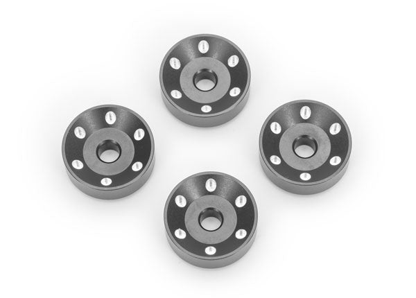 Traxxas 10257-GRAY Wheel Washers Alum Gray