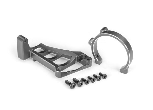 Traxxas 10262-GRAY Motor Mounts Gray Alum For 3483