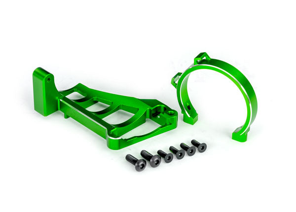 Traxxas 10262-GRN Motor Mounts Green Alum For 3483