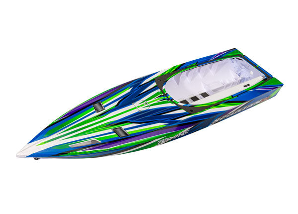 Traxxas 10315-GRN Hull Spartan SR Green Graphics