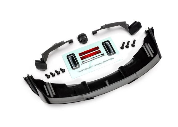 Traxxas 10513 Rear Diffuser & Body Supports