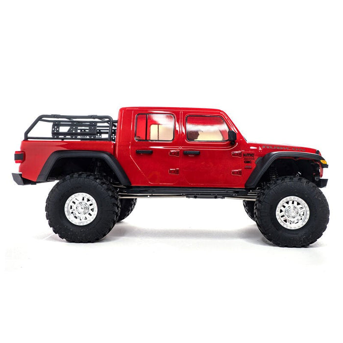 Axial AXI03006BT2 1/10 SCX10 III Jeep JT Gladiator Rock Crawler with Portals RTR Red