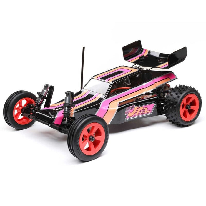 TLR LOSI LOS01020T3 1/16 mini JRX2 2WD Buggy Brushed RTR Black