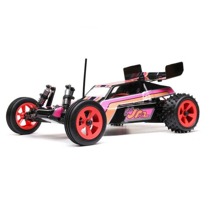 TLR LOSI LOS01020T3 1/16 mini JRX2 2WD Buggy Brushed RTR Black