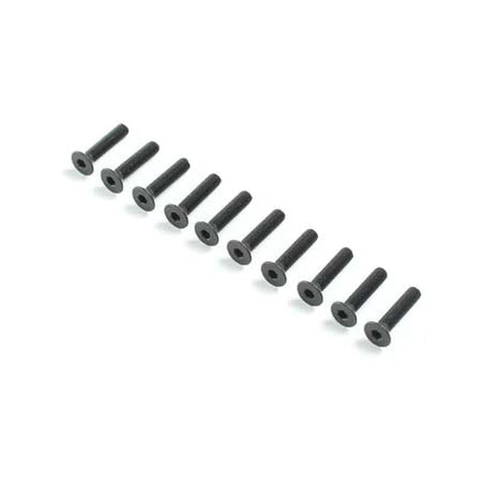 TLR LOSI LOS235178 Flat Head Screws M3 x 14mm (10)