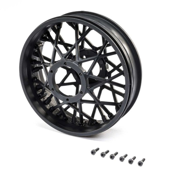 TLR LOSI LOS46001 Rear Wheel Set Black: Promoto-MX