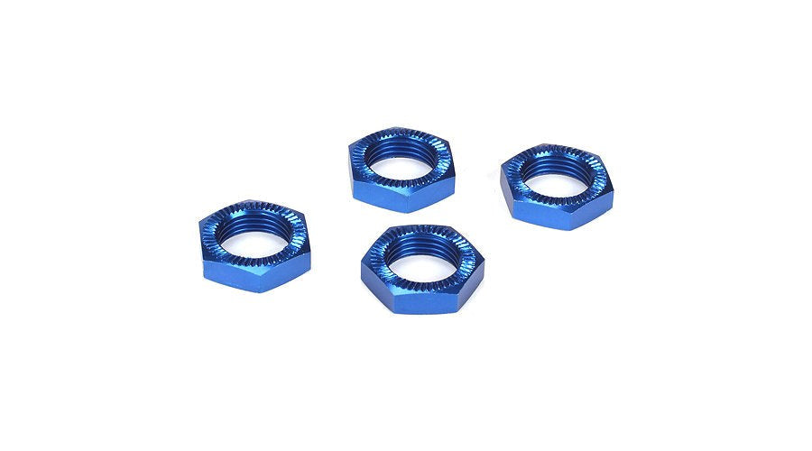TLR LOSI LOSB3227 Wheel Nuts Blue Anodized (4): 5TT