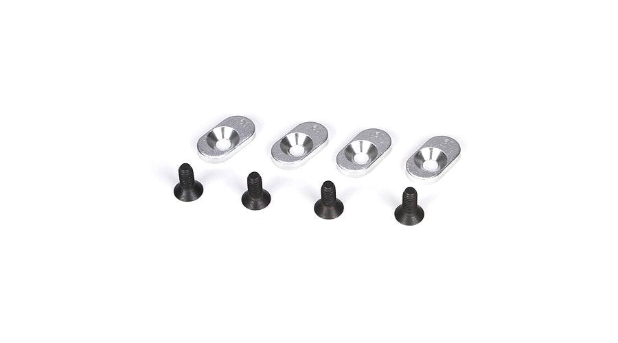 TLR LOSI LOSB5803 Engine Mount Inserts & Screws 18.5/58 (4): 5-T