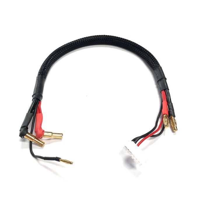 RC Pro RCP-BM043 4-5mm Stepped Bullet  4mm Bullet Charge Lead 300mm long 2S Balance with 7pin XH Plug