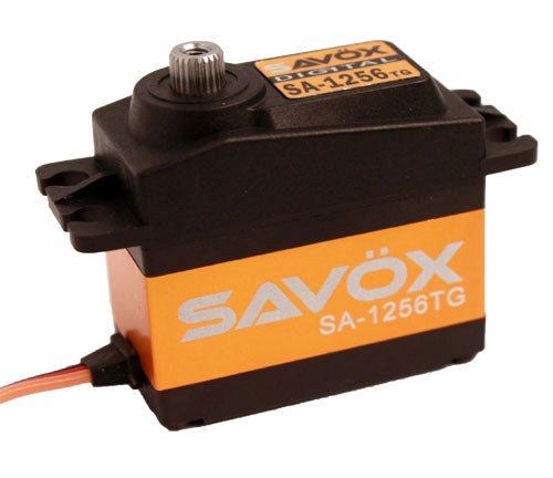 Savox SA-1256TG+ Super low back lash. STD size 20kg/cm Coreless Digital Servo 0.15 sec 6.0V 52.4g