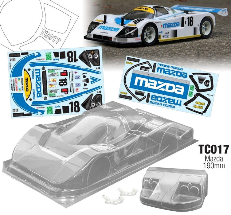 Team C TC017-M 1/10 Mazda 787B W/3D Wing Mount 190mm by Team C