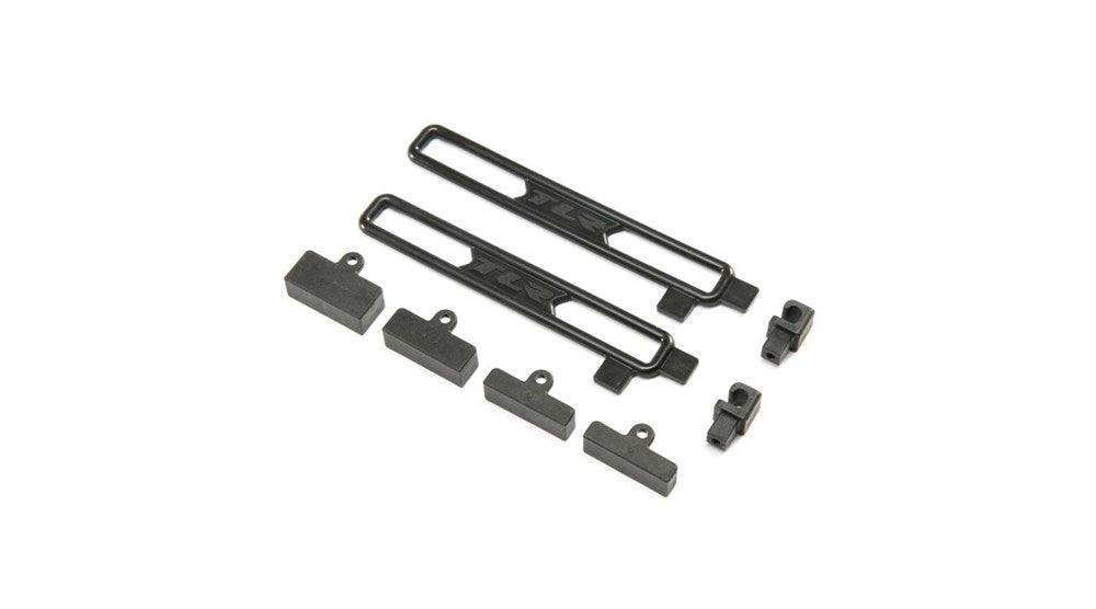 TLR LOSI TLR231092 Battery Mount/Strap Set: 22X-4