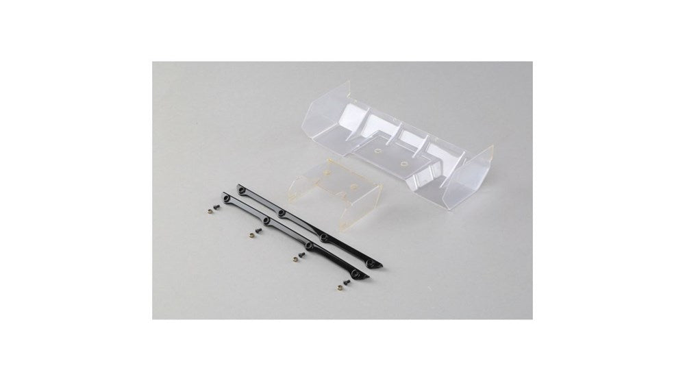 TLR LOSI TLR340004 Polycarbonate Wing Pre CutClear: 8/E/T 4.0