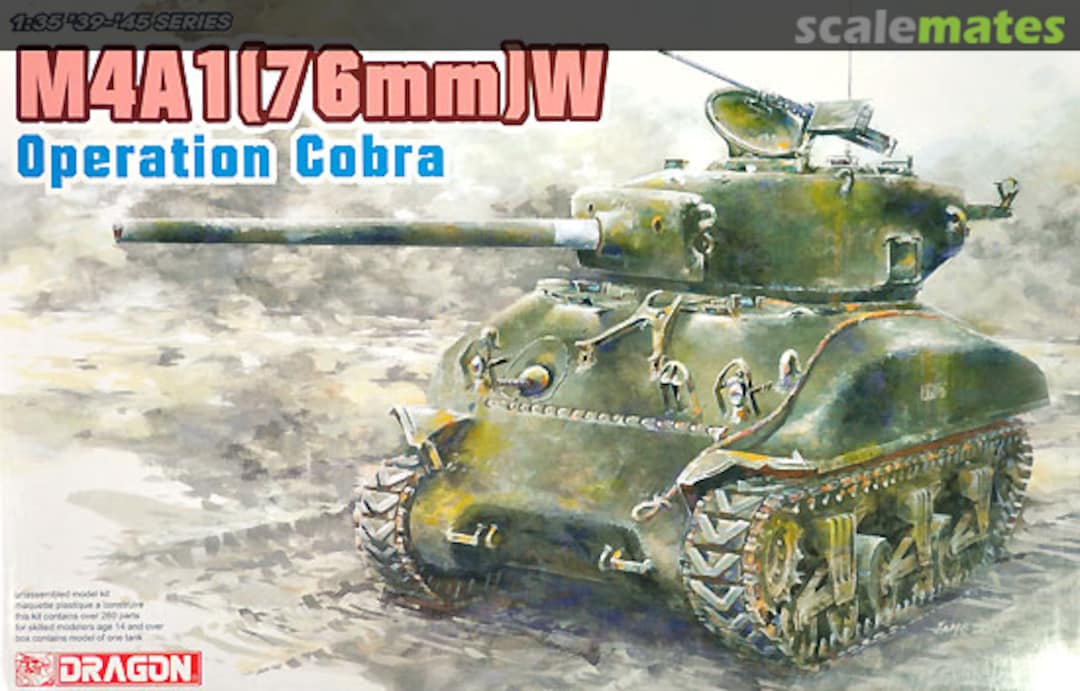 Dragon Model 6083 1/35 M4A1(76)W OPERATION COBRA