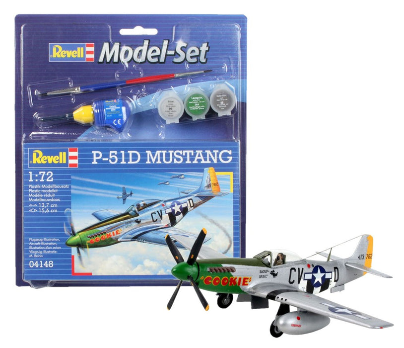 Revell 64148 1/72 MODEL SET P-51D MUSTANG