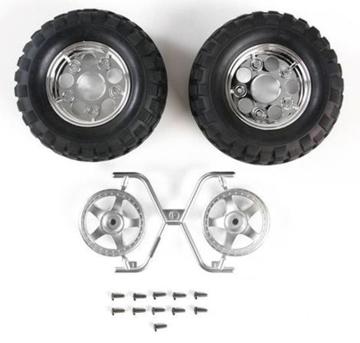 Tamiya 54554 RB TYRES & 2P 5 SPOKE CC-01