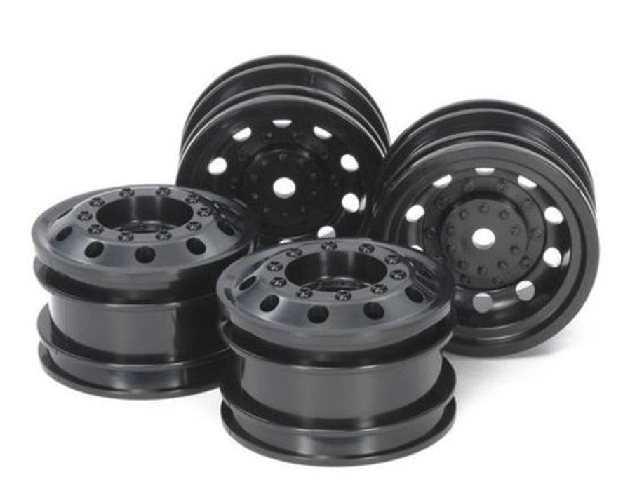 Tamiya 54741 OR RACE TRUCK WHEEL FRONT & REAR BLACK (4)