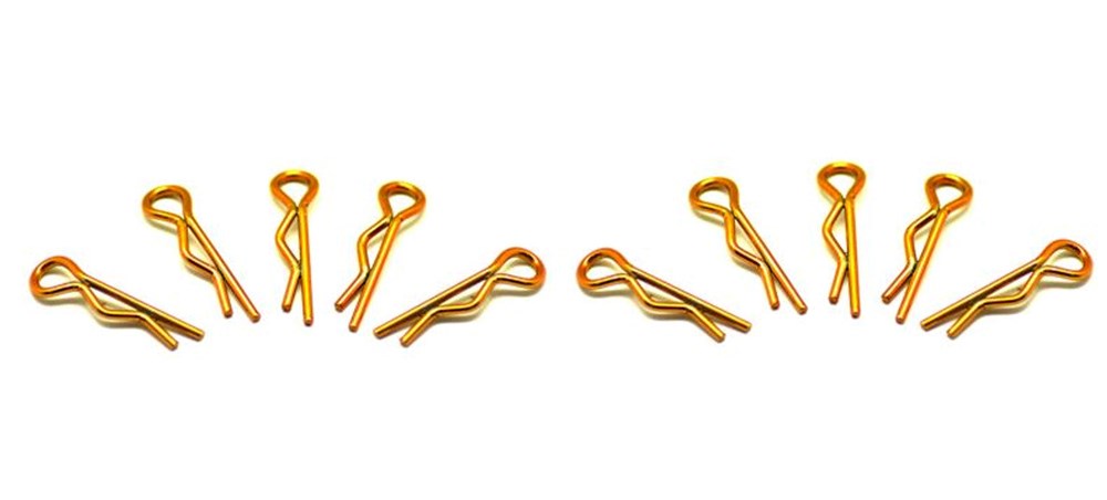 Arrowmax AM-103101 Small Body Clip 1/10 - Gold  (10)