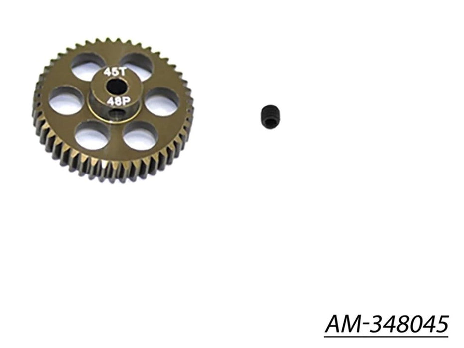 Arrowmax AM-348045 Pinion Gear 48P 45T (7075 Hard)