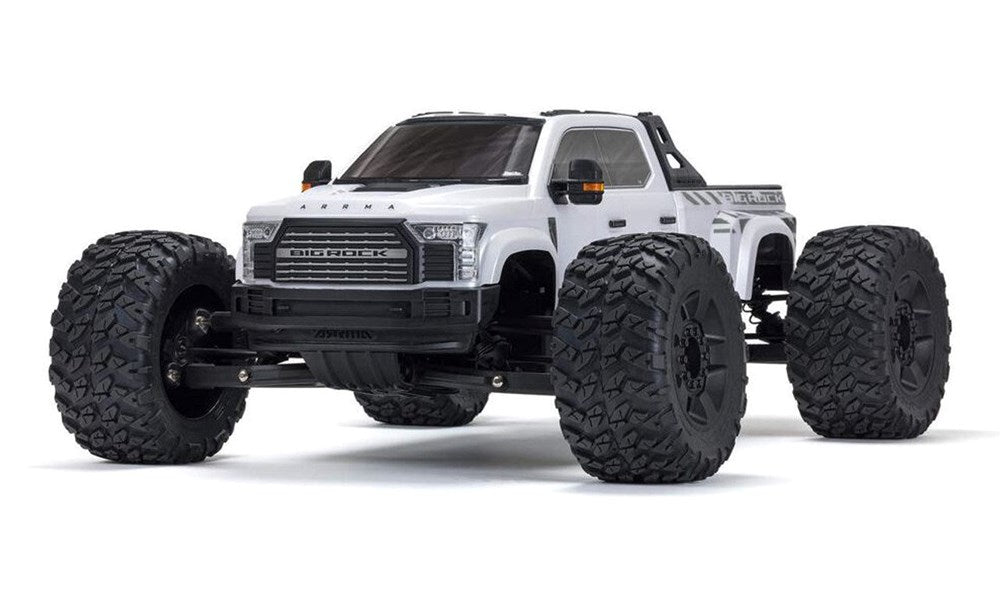 Arrma ARA7612T3 1/7 BIG ROCK 6S 4X4 BLX Monster Truck RTR White