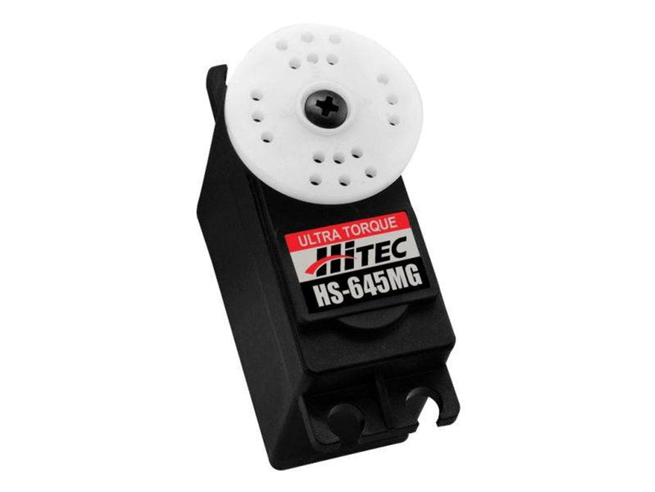 Hitec HS-645MG Ultra-Torque Servo 9.6kg 0.2/sec @ 6v Dual Ball Bearing 55.2g 40.6x19.8x37.8mm