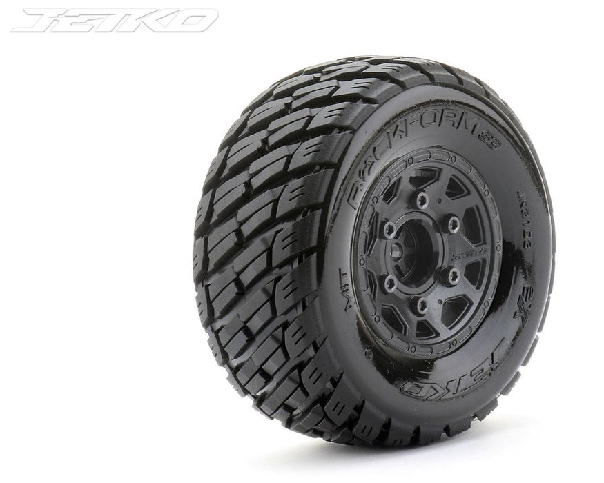 Jetko JKO1803CBMSGB 1/8 MT 3.8 EX-ROCKFORM/Claw Rim/Black/Medium Soft/Glued/Blted