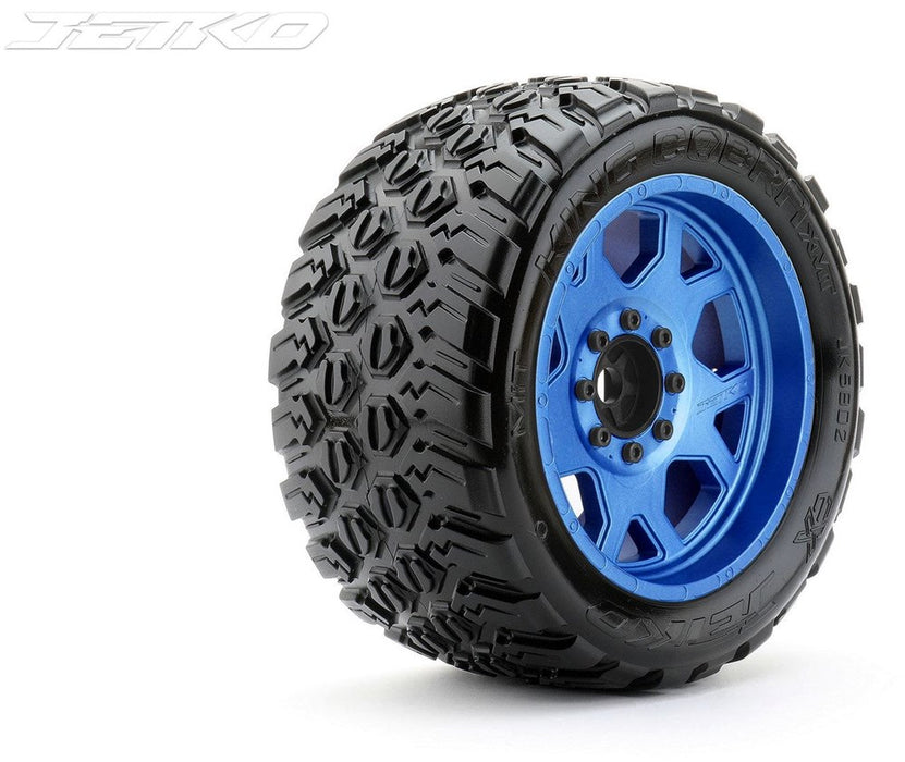 Jetko JKO5802CLMSGB 1/5 XMT EX-KING COBRA/Claw Rim/Metal Blue/Medium Soft/Glued/Blted