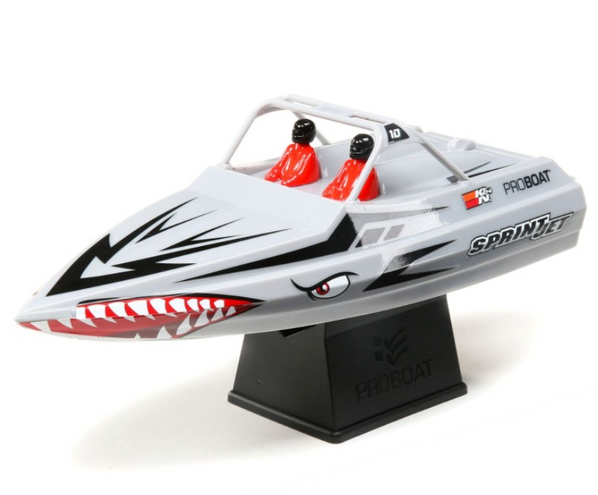 Proboat PRB08045T1 Sprintjet 9-inch Self-Righting Jet Boat Brushed RTR Silver