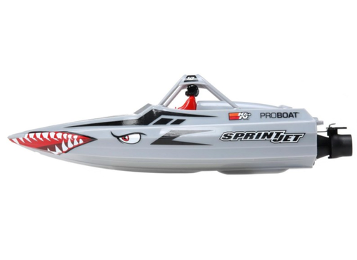 Proboat PRB08045T1 Sprintjet 9-inch Self-Righting Jet Boat Brushed RTR Silver