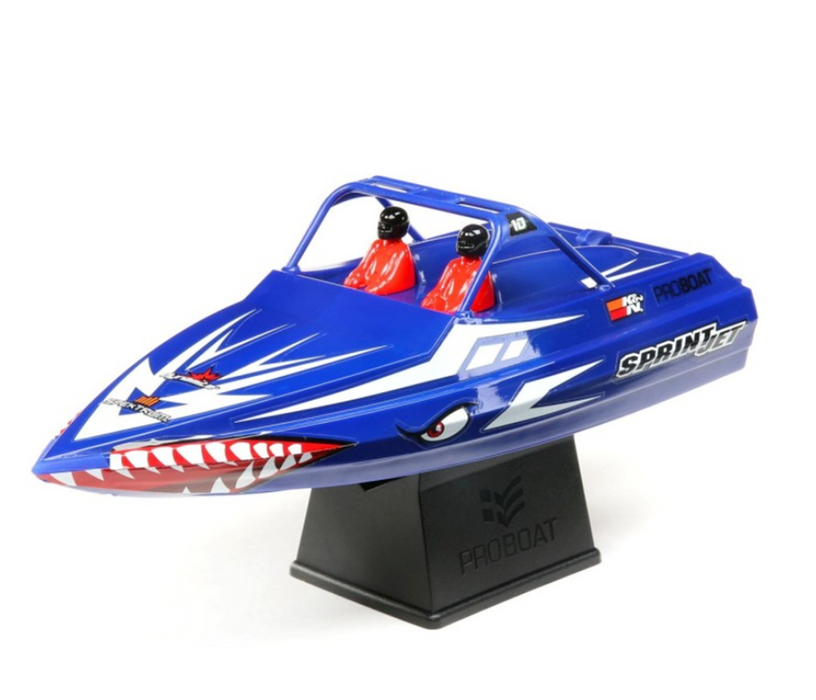 Proboat PRB08045T2 Sprintjet 9-inch Self-Righting Jet Boat Brushed RTR Blue