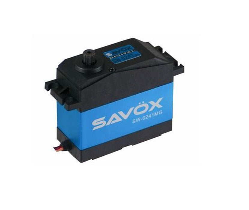 Savox SW-0241MG HV Large Scale 1/5th Waterproof Digital Servo 40Kg 0.17 @ 7.4v 66x30x59mm 200g