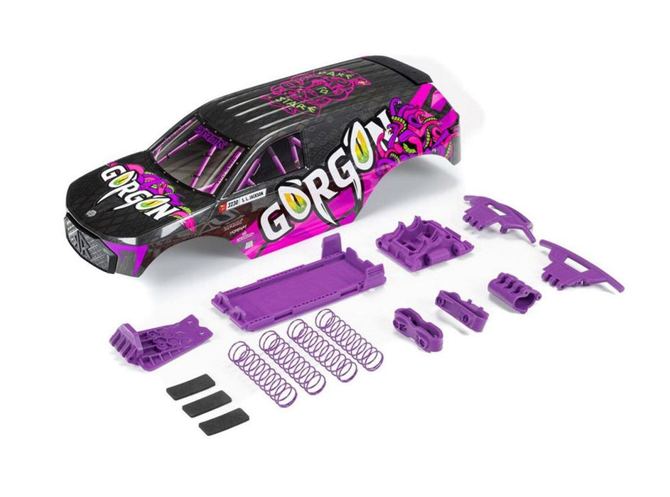 Arrma ARA402350 GORGON Painted Decaled Body Set (Purple)