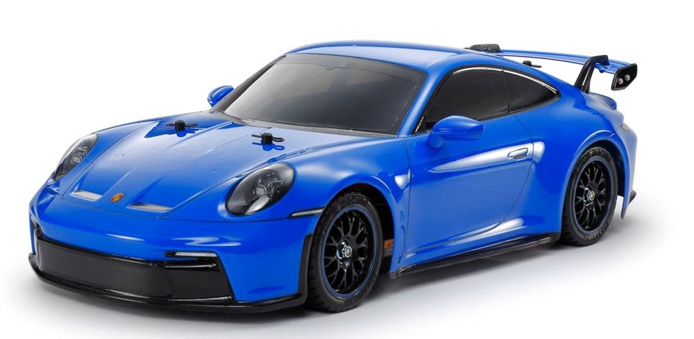 Tamiya 47496 1/10 RC 911 GT3 PAINTED BLUE(TT-02)EXCL ESC