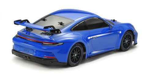 Tamiya 47496 1/10 RC 911 GT3 PAINTED BLUE(TT-02)EXCL ESC