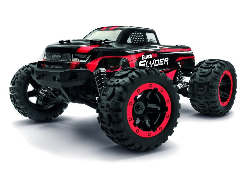 Blackzon 540098 1/16 Slyder 4WD Monster Truck Red with Battery & Charger