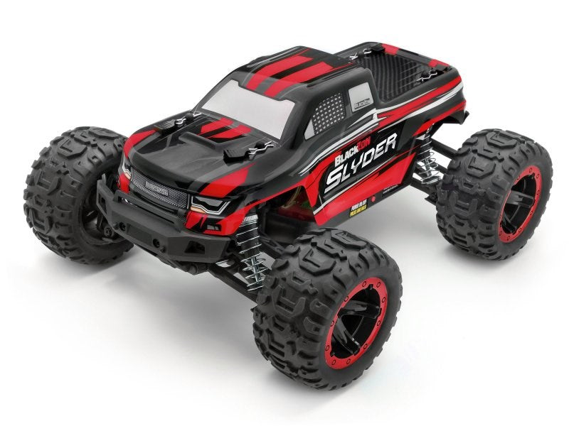 Blackzon 540098 1/16 Slyder 4WD Monster Truck Red with Battery & Charger