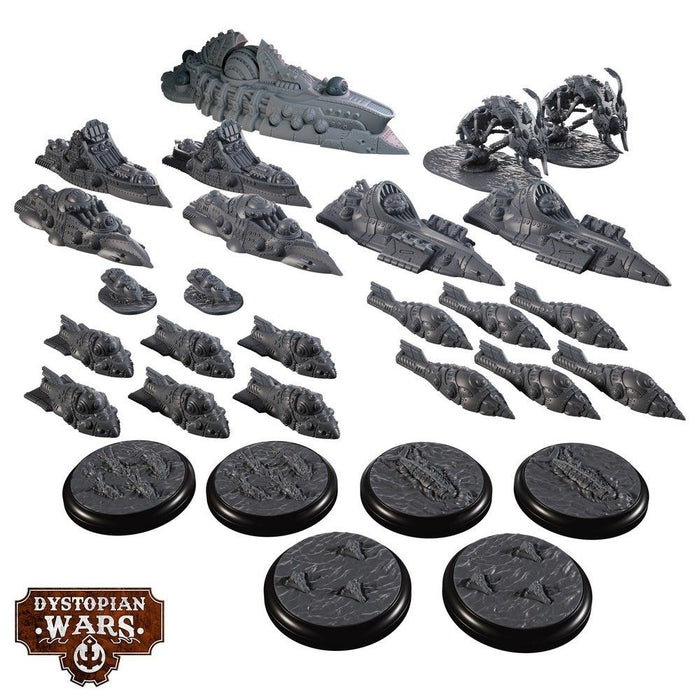 Warcradle DWA100009 Dystopian Wars: Archimedes Battlefleet Set