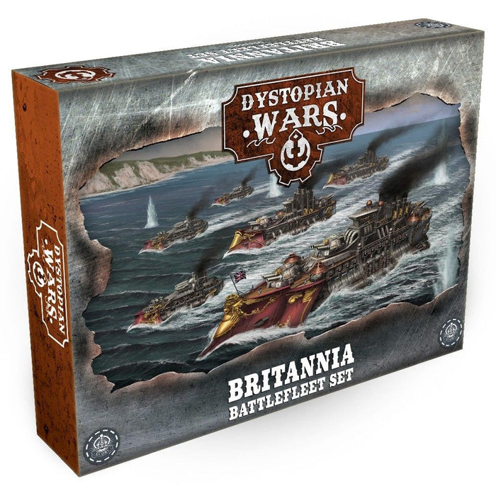 Warcradle DWA210001 Dystopian Wars: Britannia Battlefleet Set