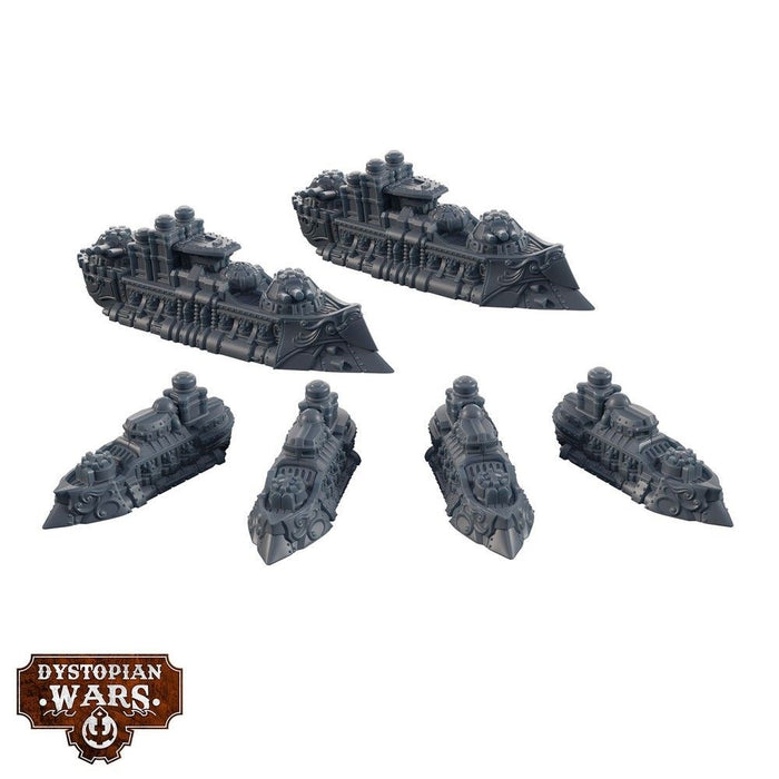 Warcradle DWA210003 Dystopian Wars: Crown Frontline Squadrons