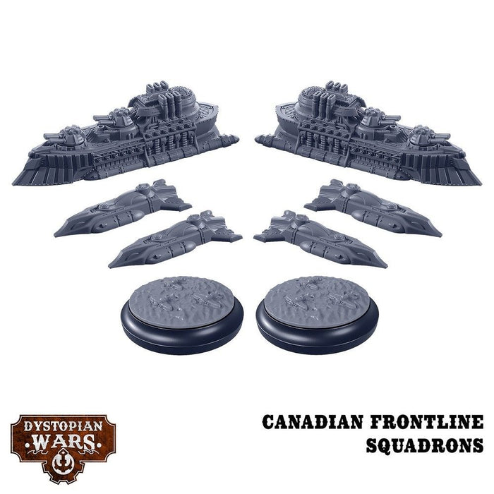 Warcradle DWA210009 Dystopian Wars: Canadian Frontline Squadrons