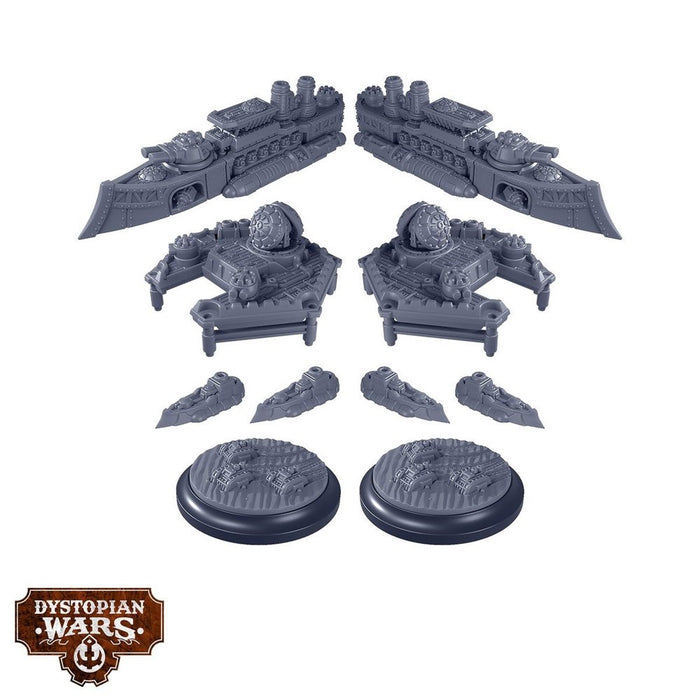 Warcradle DWA210014 Dystopian Wars: Indian Raj Frontline Squadrons