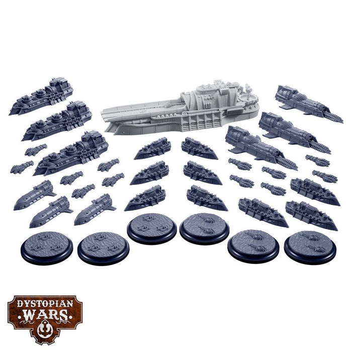 Warcradle DWA220006 Dystopian Wars: Hachiman Battlefleet Set