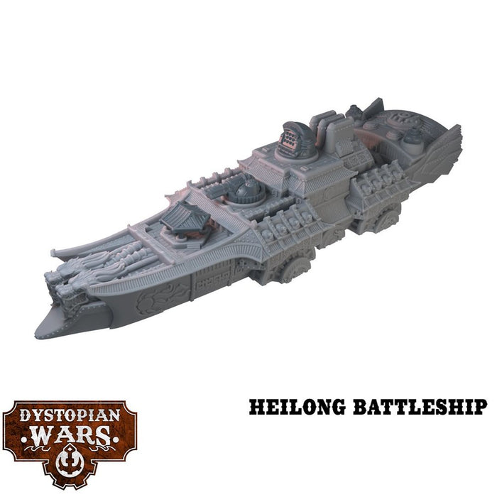 Warcradle DWA220011 Dystopian Wars: Heilong Battlefleet Set