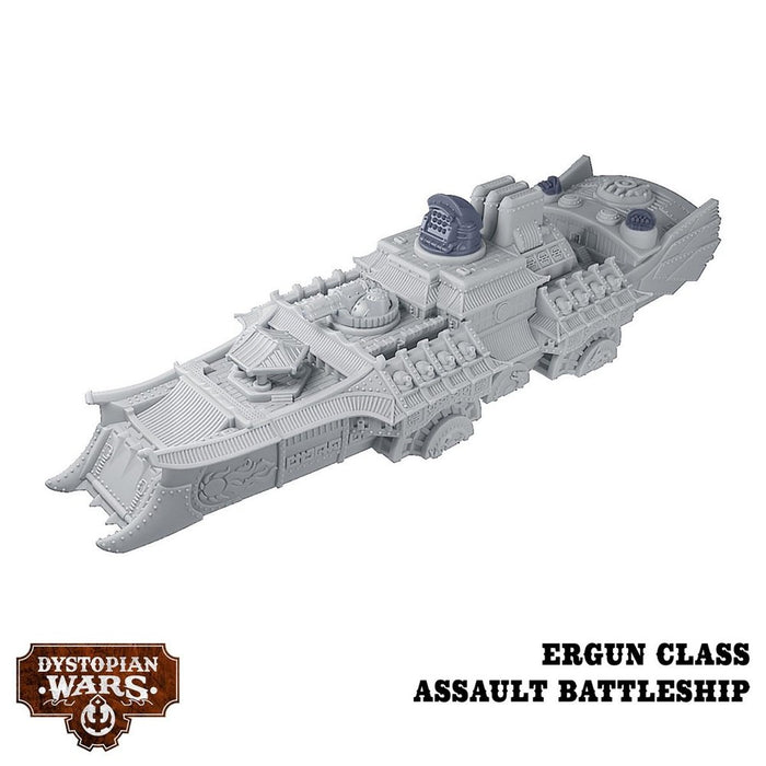 Warcradle DWA220015 Dystopian Wars: Ergun Battlefleet Set