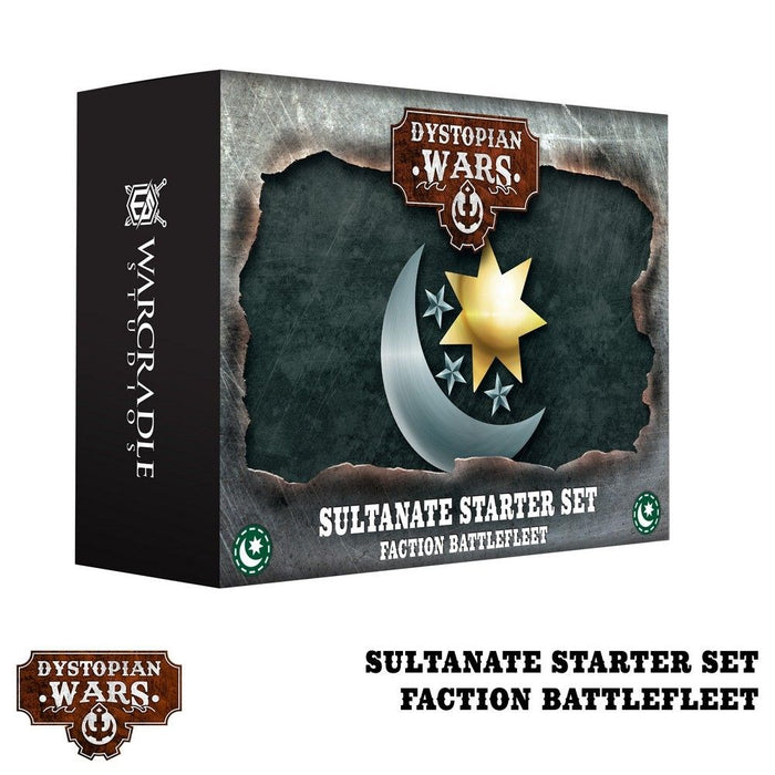 Warcradle DWA240000 Dystopian Wars: Sultanate Starter Set -  Faction Battlefleet